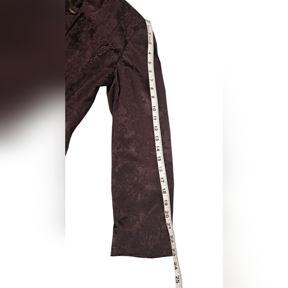 NEW FRONTIER, Elegant short blazer size 8, with mandarin collar - Picture 10 of 11